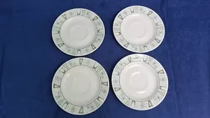 Juego de 4 platillos atómicos vintage CATHAY de mediados de siglo Taylor Smith Taylorstone - Imagen 1 de 9