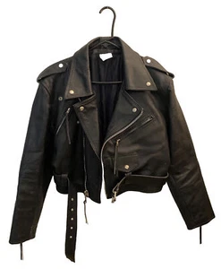 Vintage Harley Davidson Damen Leder Motorrad Jacke Biker Heavy Duty Gr. M - Bild 1 von 20