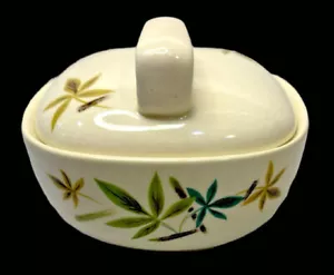 Vintage Salem China Company Flair Salem Woodhue Pattern Sugar Bowl. MCM. 1955. - Picture 1 of 21