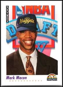 1991 SkyBox #520 Mark Macon - NBA Draft RC FREE SHIPPING! - Picture 1 of 2