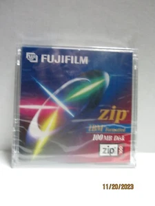 Fujifilm Zip IBM Formatted 100MB Disk Sealed! - Afbeelding 1 van 2