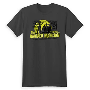 Disneys Haunted Mansion Tee Shirt Adult XL 45TH Anniversary Glow in the Dark NWT - Picture 1 of 10