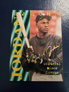 Michael Jordan BARONS Oro Bateo Deportes Estrellas EE. UU. #135 Ligas Menores - Imagen 1 de 2
