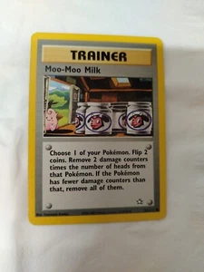 Moo-Moo Milk 101/111 Neo Genesis Trainer 2000 Vintage WOTC Pokemon Cards TCG NM - Picture 1 of 7