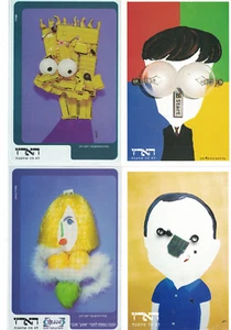Hanoch Piven Prints, 15x10 cm 4 Haaretz Postkarten 1996. - Bild 1 von 9