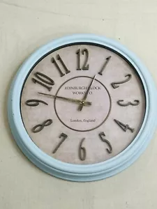 Large 18” Battery Operated Edinburgh Clock Work Co. Wall Clock For Home Decor - Picture 1 of 8