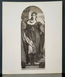 St. BARBARA #3261 by Palma Vecchio 1480-1528 Perry Pictures Art Print antique - Picture 1 of 6