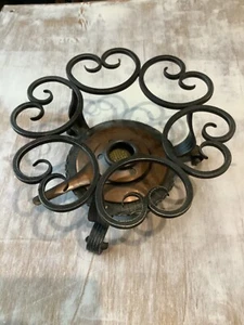 Stockli Netstal Hammered Copper Swiss Kettle Fondue Stand Mid Century Modern - Picture 1 of 6