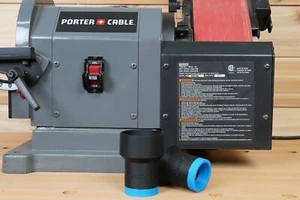 Adattatore tubo aspirapolvere da negozio 1-1/4" per levigatrice da banco cavo Porter - Foto 1 di 4