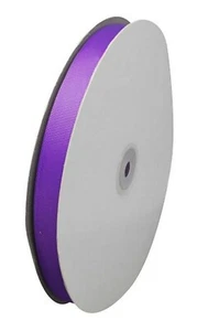 GROSGRAIN RIBBON PURPLE , LENGTHS APPROX 5M on Reel OR FULL ROLL 90M x 10mm - Picture 1 of 1