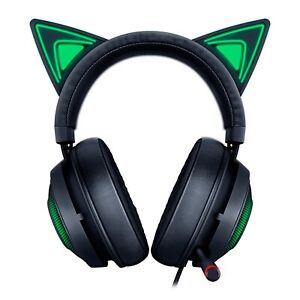 Razer Kraken kitty Edition Headphones Ears Glowing Earphones Gamer Boys, Girls