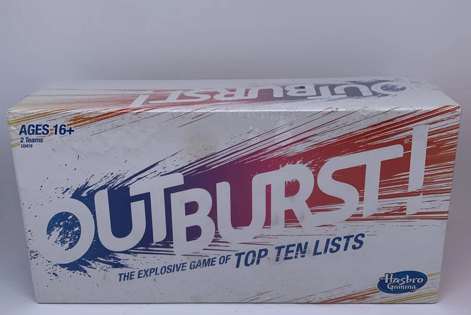Hasbro Gaming Outburst The Explosive Game of Top 10 Lists (C0419)