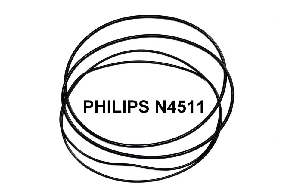 COURROIES SET PHILIPS N4511 MAGNETOPHONE A BANDE EXTRA FORT NEUF FABRIQUE N 4511