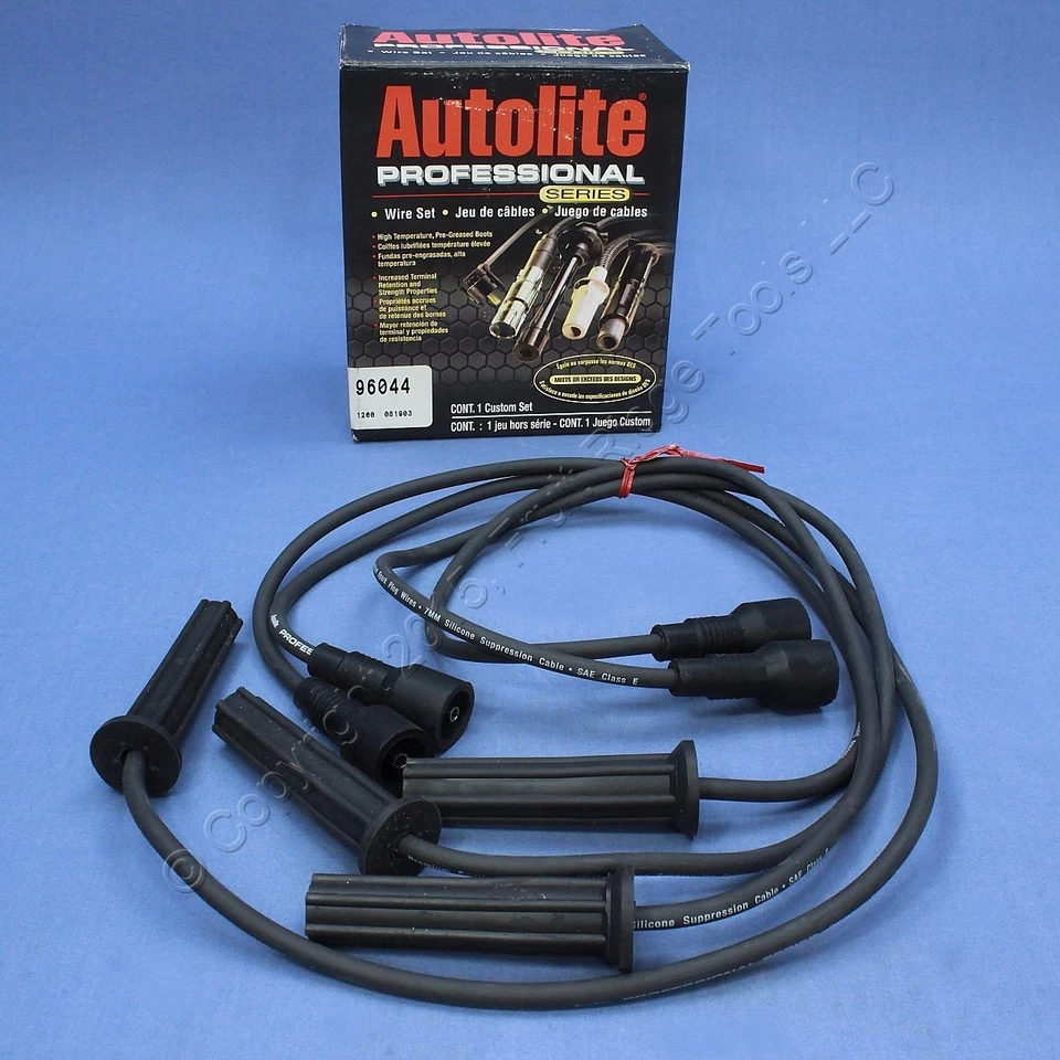 Cables de encendido de bujía Autolite 96044 7 mm para Sunbird 1992-1994 2,0 L 4 cables Foto 1 de 4