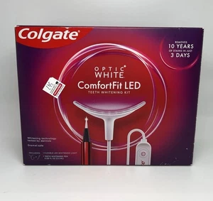 Colgate Optic White ComfortFit LED Zahnaufhellungsset mit Lichtstift Top - Bild 1 von 3