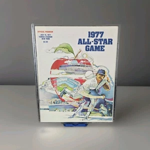 MLB Baseball All-Star Game Program 1977 7-19-77 Yankee Stadium MLB vintage anni 70 - Foto 1 di 7