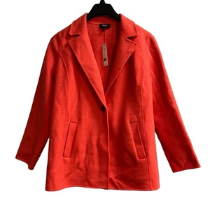 Theory Blazer Damen M/L Koralle Florencia Lorywash Jacke Ein Knopf Leise Luxus - Bild 1 von 8