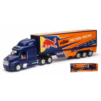 RED BULL KTM FACTORY RACING TEAM TRUCK 1:32 New Ray Camion Modellino Nuovo - Immagine 1 di 4