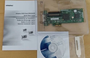 Adaptec ASC-29320LPE Ultra320 SCSI Controller PCIe PCI-Express Card New - Picture 1 of 6