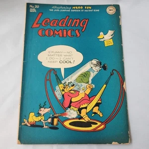 Leading Comics No. 20 Aug/Sept Featuring Nero Fox DC Superman Publication - Picture 1 of 11