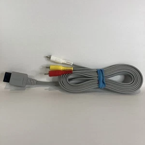 Original OEM Nintendo Wii And Wii U Audio Video AV Cable Cord - Tested - RVL-009 - Picture 1 of 3