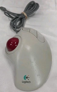 Logitech Trackball TrackMan Marble Mouse T-CH11 -Works Great - Picture 1 of 5