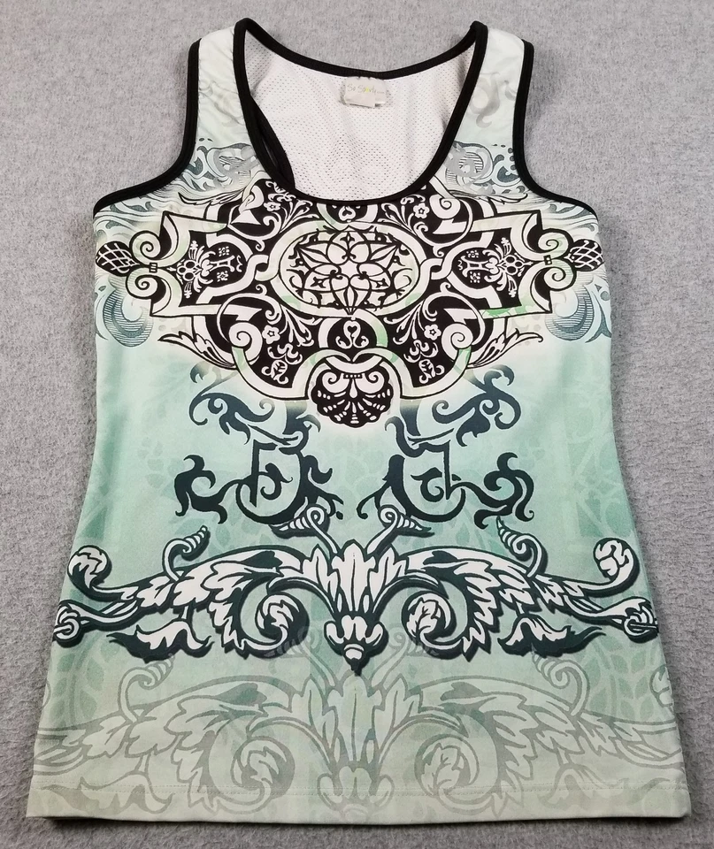 Camiseta sin mangas So Sporty Activewear para mujer mediana M multicolor cachemira sin mangas Foto 1 de 4