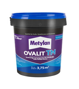 Metylan Ovalit TM Tapetenkleber und Kleisterzusatz 750 g Dose, transparent