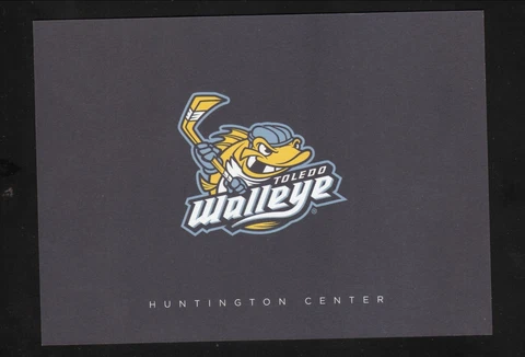 Toledo Walleye--Logo Notecard--ECHL--Red Wings Affiliate Cover