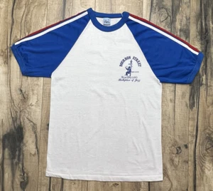 Vtg 70's Bourbon St New Orleans Birthplace of Jazz Ringer USA Made Knits Raglan. - Picture 1 of 11