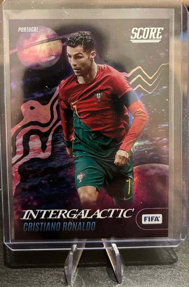 2022-23 PANINI SCORE FIFA CRISTIANO RONALDO INTERGALACTIC CASE HIT SSP - Image 1 of 2