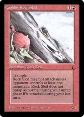 MTG The Dark - Goblin Rock Sled (x4) 2 English / 2 Italian - Image 1 of 2
