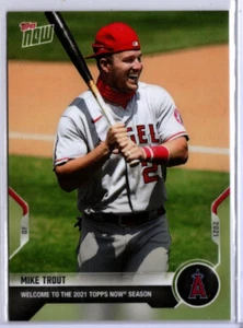 2021 Topps Now Baseball #WLCM Mike Forelle PROMO-EINSATZ ENGEL - Bild 1 von 1