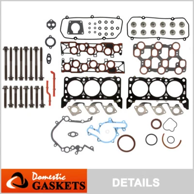 Se adapta a 98-00 Ford E150 E250 F150 4,2 L // Juego de pernos de junta completa Mustang 3,8/3,9 L Foto 1 de 4