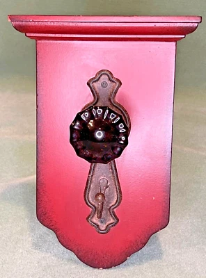 Винтажный стиль стены подвесное стекло ручка дерева металла красивый ржавчины цвет 9,5» - Изображение 1 из 4