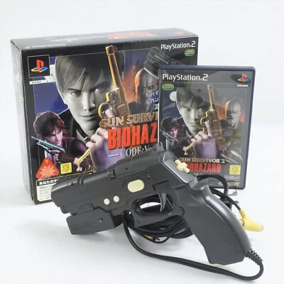 Playstation 2 Gun SURVIVOR 2 BIOHAZARD Gun Controller -Work for CRT TV Only-2436 - Image 1 of 4