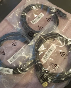 LOT OF 3 DisplayPort Cables 389G1878LAAFDD00HP1805320963 - Picture 1 of 2