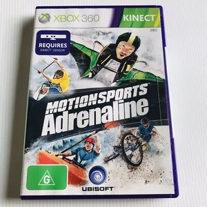 Motion Sports Adrenaline (Xbox 360) Mountain Bike Rock Climb Ski Kite Surf Kayak - Picture 1 of 3