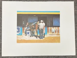 Richard McLean "Lucky Penny (Horse Stable)" Limited Edition Lithograph - H&N - Picture 1 of 4