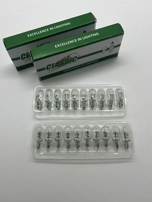 501 W5W Car Capless Sidelight Number plate Interior Bulbs - 12V 5W - x 20 BULBS - Image 1 of 4