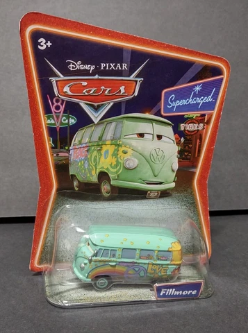 MATTEL DISNEY PIXAR CARS SUPERCHARGED FILLMORE VOLKSWAGEN BUS Cover