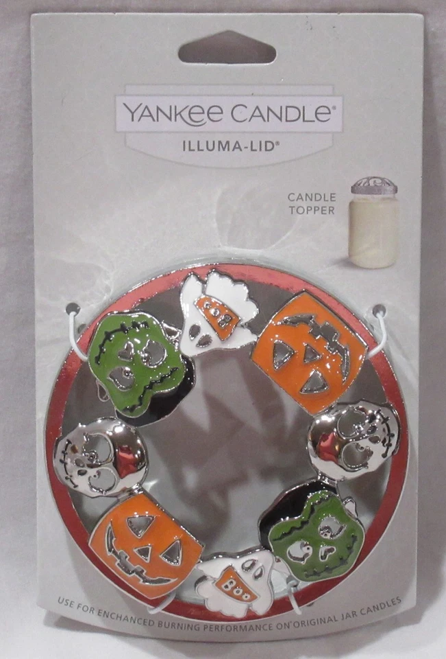 Yankee Candle Illuma-Tapa Vela Tarro Topper J/T Halloween VOLVER A LO BÁSICO calabaza Foto 1 de 4