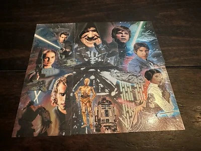 STAR WARS Galaxy Series 4 2009 ETCHED FOIL Sub-Set Puzzle Cards | Topps #1-6 - Image 1 of 3
