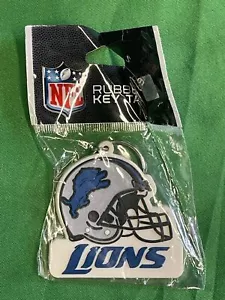 Portachiavi in gomma NFL Detroit Lions Portachiavi Nuovo con etichette - Foto 1 di 3