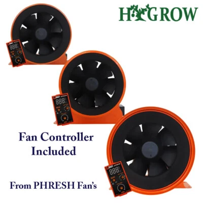 U-GO EC Extraction Fan's All sizes 6'' 8'' 10'' 12'' +  Fan Controller included. - Image 1 of 4
