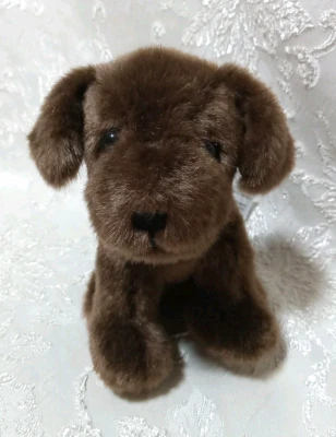 American Girl Pet Puppy Dog marrón sentado 2023 Foto 1 de 4