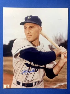 Joe Pignatano signiertes Farbfoto Brooklyn/Los Angeles Dodgers 2x WS Champ - Bild 1 von 3
