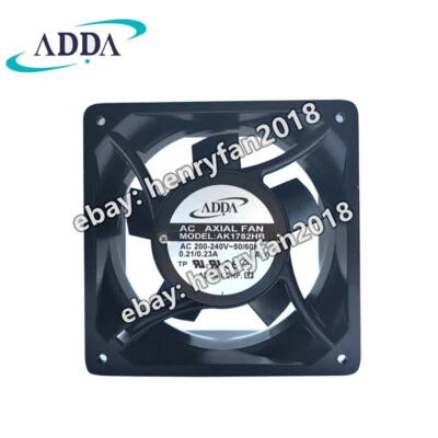ADDA AK1782HB-AT AK1782HBAT Axial Fan 230V 0.21/0.23A 176*176*89MM Cooling Fan - Image 1 of 4