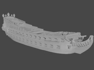 1/700th Dutch 80-gun Flagship "Zeven Provincien" (Turner Miniatures) - Picture 1 of 1
