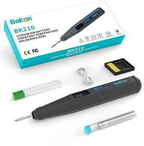 Kit de Soldador Eléctrico Inalámbrico BK210 3200mAh Pluma con Pr... - Imagen 1 de 9